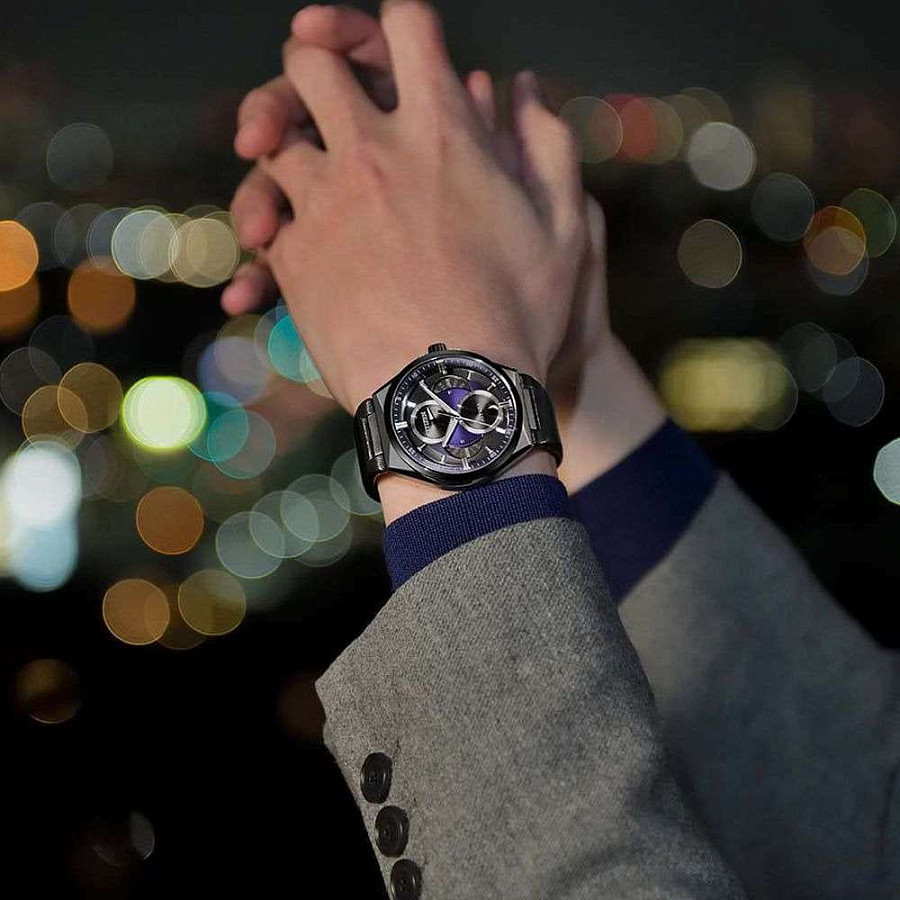 Часы Citizen Attesa BU0066-11W — кожаный, мужские