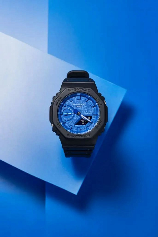 Часы Casio G-Shock GA-2100BP-1A — пластик карбон, Япония