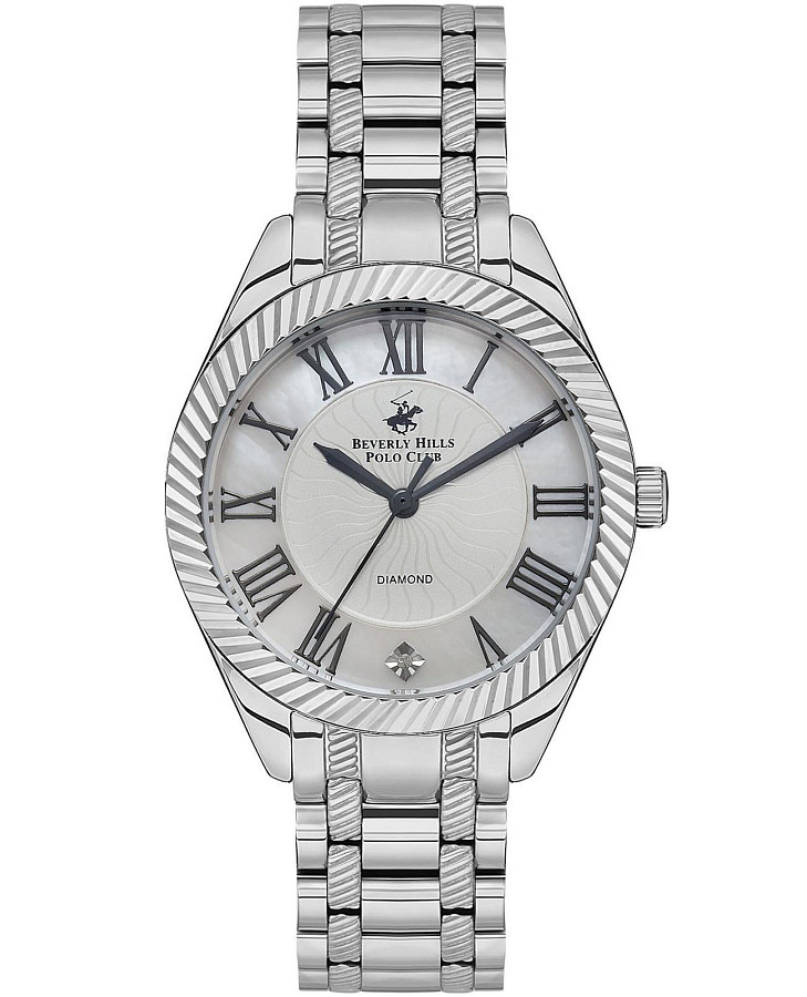 Часы Beverly Hills Polo Club BP3571C.320 — женские, серебристый