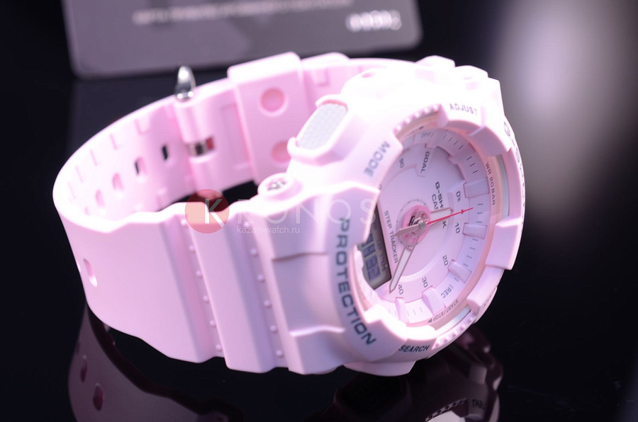 Часы Casio G-Shock GMA-S130-4A — электронные, пластик