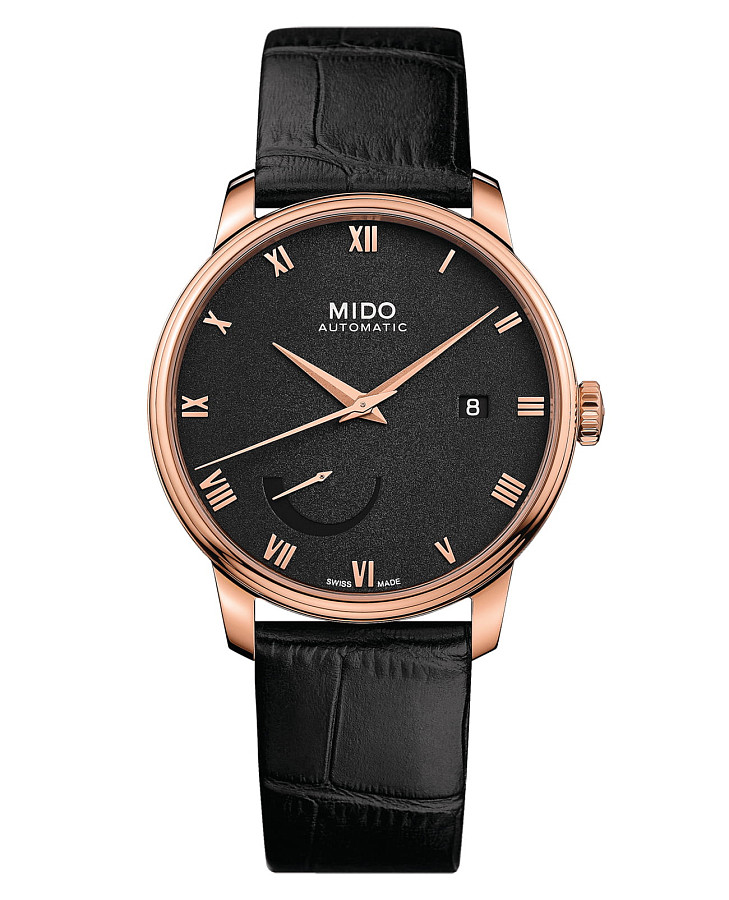 Часы Mido Baroncelli Power Reserve M027.428.36.053.00 — мужские, черный