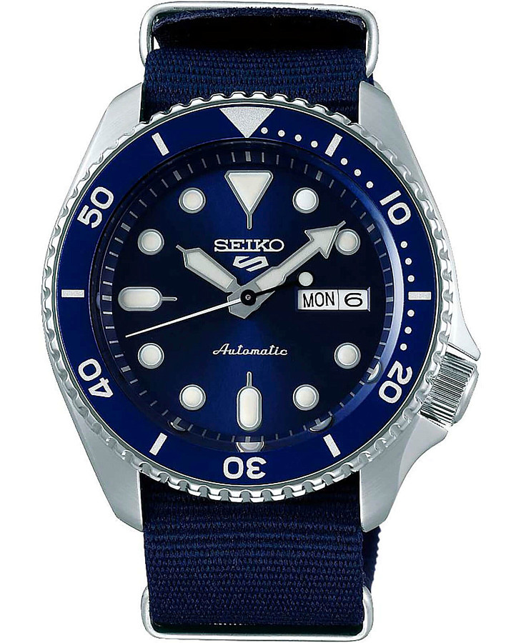 Часы Seiko 5 Sports SRPD51K2 — мужские, синий