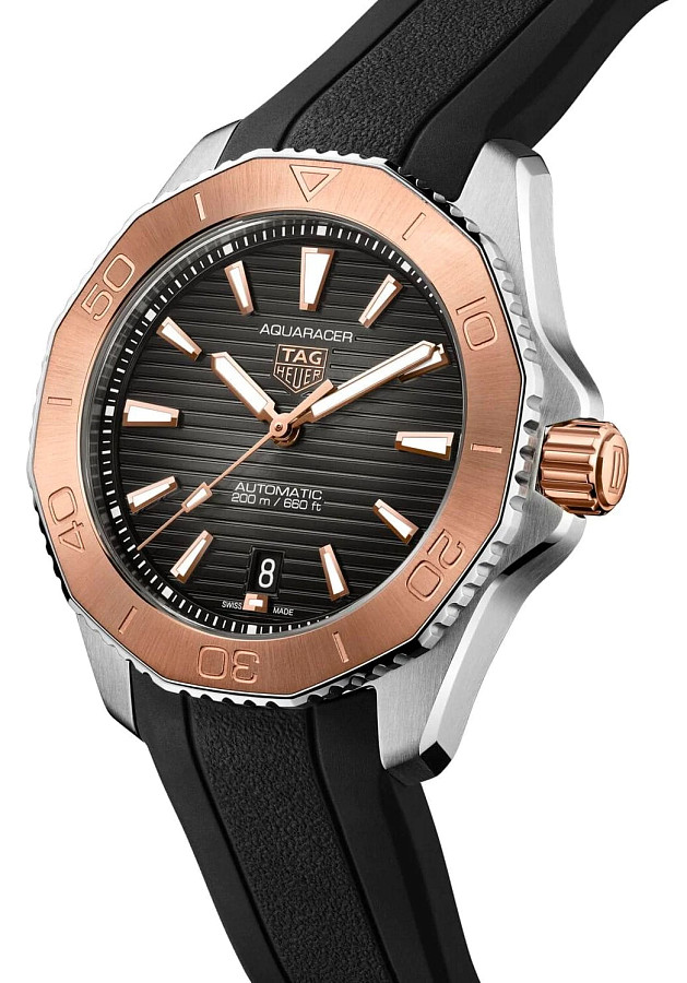 Часы TAG Heuer Aquaracer Professional 200 WBP2151.FT6199 — механические, сталь металл золото