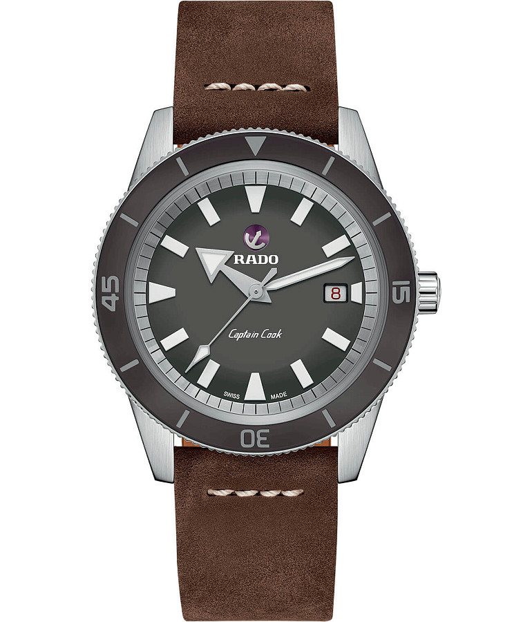 Часы Rado Captain Cook Automatic R32505015 — мужские, серый