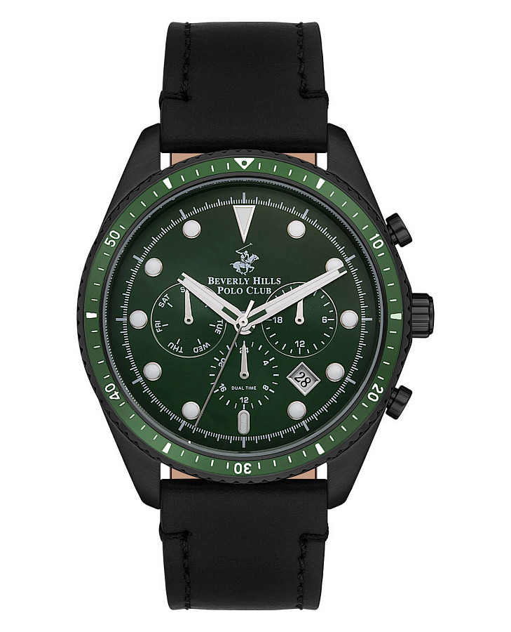 Часы Beverly Hills Polo Club BP3355X.671 — мужские, зеленый