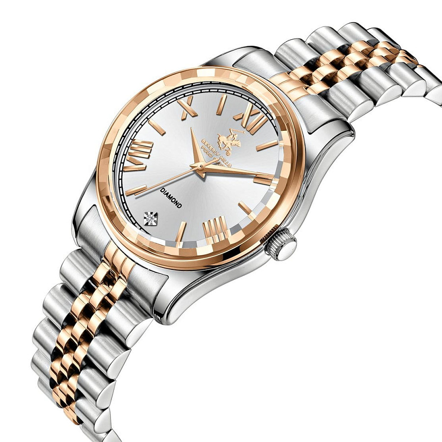 Часы Beverly Hills Polo Club BP3808C.530 — кварцевые, суперметалл металл