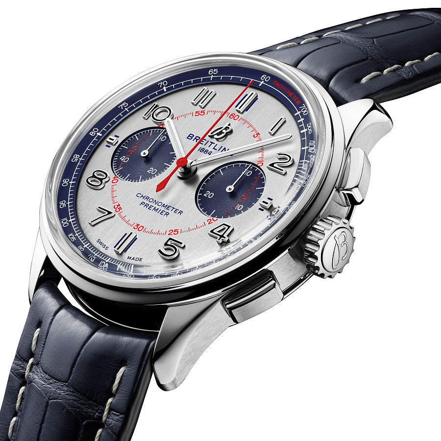 Часы Breitling Premier B01 Chronograph 42 Bentley Mulliner Limited Edition AB0118A71G1P1 — механические, сталь металл