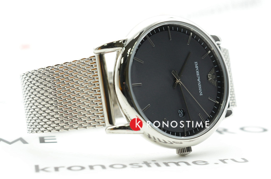 Часы Emporio Armani AR11069 — кварцевые, металл сталь