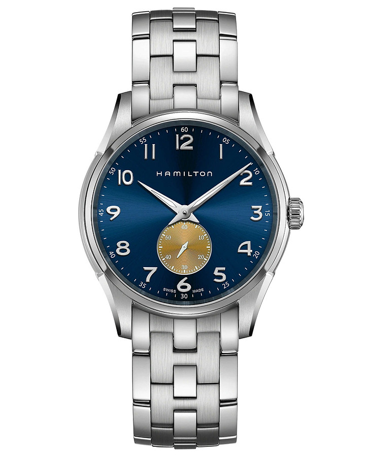 Часы Hamilton Jazzmaster Thinline Small Second Quartz H38411140 — мужские, серебристый