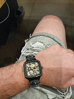 Фото покупателя: Швейцарские керамические механические часы Rado True Square Automatic Open Heart R27086162