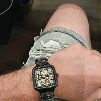 Фото покупателя: Швейцарские керамические механические часы Rado True Square Automatic Open Heart R27086162