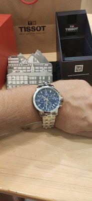 Фото покупателя: Швейцарские наручные часы Tissot PRC 200 Chronograph T114.417.11.047.00 с хронографом