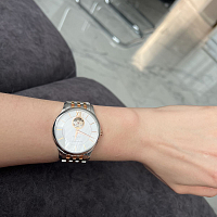Фото покупателя: Швейцарские механические часы Tissot Tradition Powermatic 80 Open Heart T063.907.22.038.01