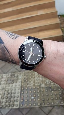 Фото покупателя: Швейцарские механические керамические наручные часы Tissot Seastar 1000 Powermatic 80 T120.407.17.051.00