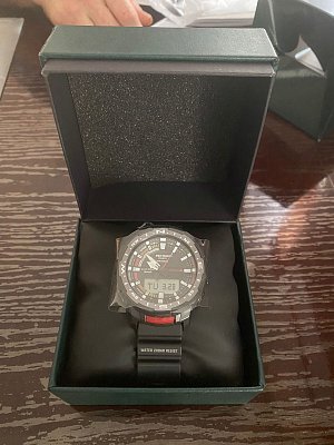 Фото покупателя: Японские наручные часы Casio Pro Trek PRT-B70-1DR (PRT-B70-1) с хронографом
