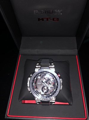 Фото покупателя: Японские наручные часы Casio G-Shock Premium MTG-B1000-1A с хронографом