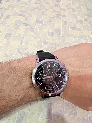 Фото покупателя: Швейцарские наручные часы Tissot PRC 200 Chronograph T114.417.17.057.00 с хронографом