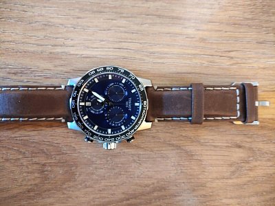 Фото покупателя: Швейцарские наручные часы Tissot SuperSport Chrono T125.617.16.041.00 с хронографом