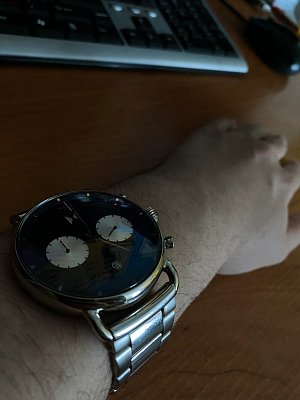Фото покупателя: Американские наручные часы MVMT Blacktop D-BT01-BLUS с хронографом