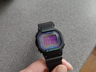 Фото покупателя: Японские наручные часы Casio G-Shock GW-B5600BL-1DR (GW-B5600BL-1) с хронографом