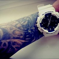 Фото покупателя: Японские часы Casio G-Shock GA-100B-7ADR (GA-100B-7A)