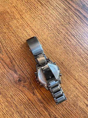 Фото покупателя: Японские наручные часы Casio Edifice ECB-900MDC-1ADR (ECB-900MDC-1A) с хронографом