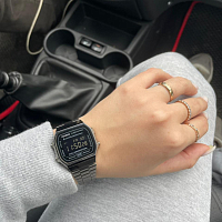 Фото покупателя: Японские часы Casio Collection A168WGG-1BDF (A168WGG-1B)