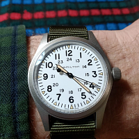 Фото покупателя: Швейцарские механические часы Hamilton Khaki Field Mechanical H69439411