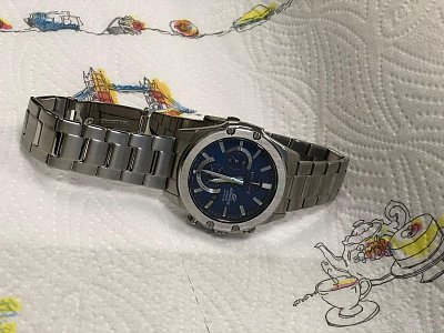 Фото покупателя: Японские наручные часы Casio Edifice EFR-S567D-2AVUDF (EFR-S567D-2A) с хронографом
