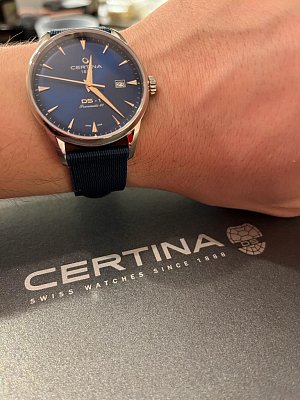 Фото покупателя: Швейцарские механические наручные часы Certina DS-1 Powermatic 80 C029.807.11.041.02