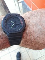 Фото покупателя: Японские часы Casio G-Shock GA-2100-1A1NDR (GA-2100-1A1)
