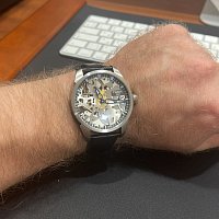 Фото покупателя: Швейцарские механические часы Tissot T-Complication Squelette Mechanical T070.405.16.411.00