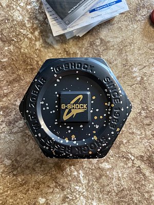 Фото покупателя: Японские наручные часы Casio G-Shock GM-2100MG-1A Moon Watch Gold с хронографом