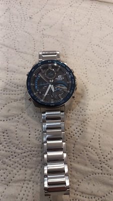 Фото покупателя: Японские наручные часы Casio Edifice ECB-900DB-1BDR (ECB-900DB-1B) с хронографом