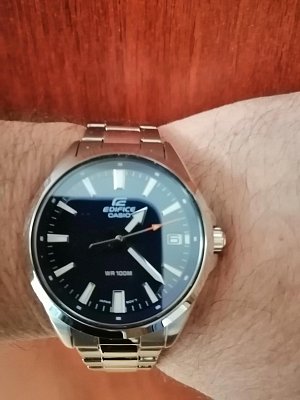 Фото покупателя: Японские наручные часы Casio Edifice EFV-100D-2AVUDF (EFV-100D-2A)