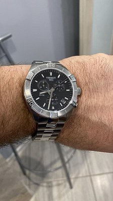 Фото покупателя: Швейцарские наручные часы Tissot PR 100 Sport Gent Chronograph T101.617.11.051.00 с хронографом