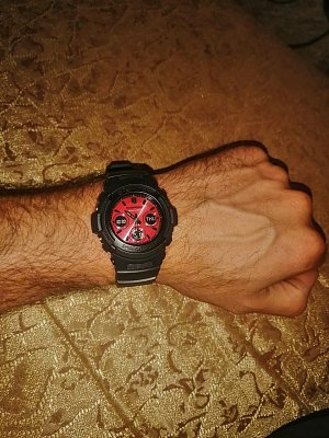 Фото покупателя: Японские наручные часы Casio G-Shock AWG-M100SAR-1A