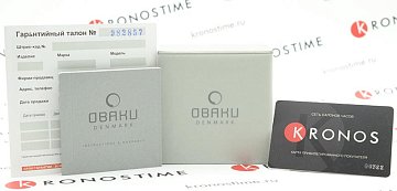 Комплектация: Датские часы Obaku Linje V292GXHLSK