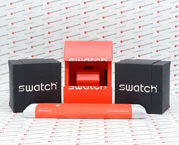 Комплектация: Швейцарские часы Swatch Big Bold Lacquered SB01K100